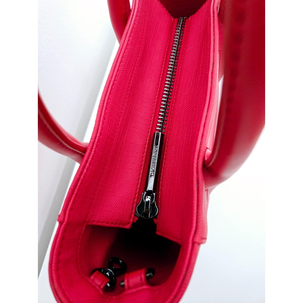 DAGNE DOVER Petite Tote Coated Canvas Handbag - Siren Color - Picture 3 of 10